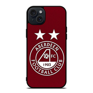 SCOTLAND FOOTBALL CLUB ABERDEEN FC LOGO iPhone 15 Plus Case Cover SCOTLAND FOOTBALL CLUB ABERDEEN FC LOGO iPhone 15 Plus Case Cover