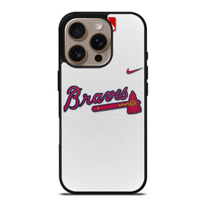 ATLANTA BRAVES ICON MLB BASEBALL TEAM LOGO iPhone 16 Pro Case Cover