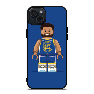STEPHEN CURRY GOLDEN STATE WARRIORS NBA LEGO BASKETBALL iPhone 15 Plus Case Cover