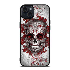 SUGAR SKULL TATTOO 2 iPhone 15 Plus Case Cover