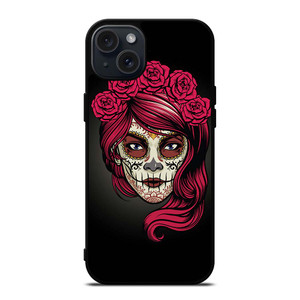 SUGAR SKULL TATTOO iPhone 15 Plus Case Cover