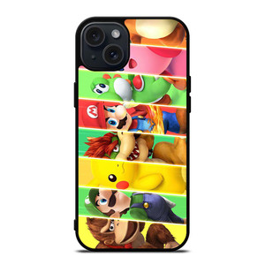 SUPER SMASH BROSS CHARACTERS iPhone 15 Plus Case Cover