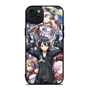 SWORD ART ONLINE CHARACTERS iPhone 15 Plus Case Cover