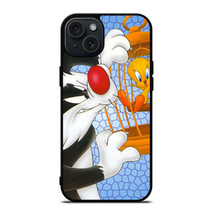 SYLVESTER AND TWEETY Looney Tunes iPhone 15 Plus Case Cover SYLVESTER AND TWEETY Looney Tunes iPhone 15 Plus Case Cover