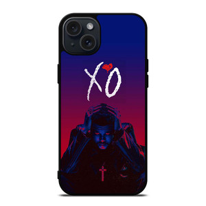 THE WEEKND XO LOGO RED BLUE iPhone 15 Plus Case Cover THE WEEKND XO LOGO RED BLUE iPhone 15 Plus Case Cover