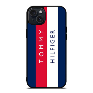 TOMMY HILFIGER VERTICAL LOGO iPhone 15 Plus Case Cover TOMMY HILFIGER VERTICAL LOGO iPhone 15 Plus Case Cover