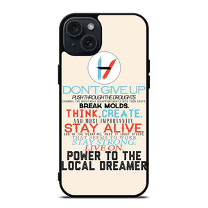 TWENTY ONE PILOTS TITLES iPhone 15 Plus Case Cover TWENTY ONE PILOTS TITLES iPhone 15 Plus Case Cover