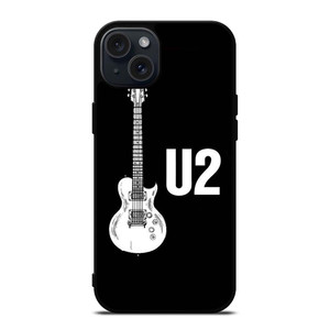 U2 BAND GUITAR iPhone 15 Plus Case Cover U2 BAND GUITAR iPhone 15 Plus Case Cover