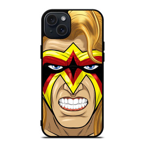 ULTIMATE WARRIOR FACE PAINT iPhone 15 Plus Case Cover ULTIMATE WARRIOR FACE PAINT iPhone 15 Plus Case Cover