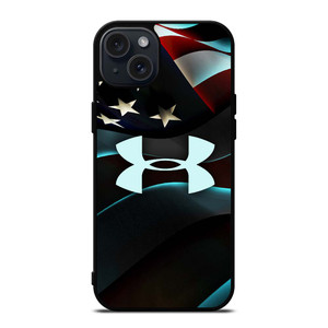 UNDER ARMOUR USA FLAG LOGO iPhone 15 Plus Case Cover UNDER ARMOUR USA FLAG LOGO iPhone 15 Plus Case Cover