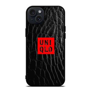 UNIQLO LOGO SNAKE SKIN iPhone 15 Plus Case Cover UNIQLO LOGO SNAKE SKIN iPhone 15 Plus Case Cover
