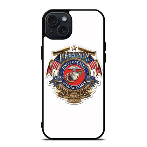 USMC MARINE CORP NAVY SEAL EMBLEM iPhone 15 Plus Case Cover USMC MARINE CORP NAVY SEAL EMBLEM iPhone 15 Plus Case Cover