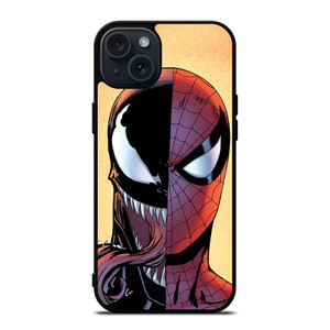 VENOM VS SPIDERMAN FACE iPhone 15 Plus Case Cover VENOM VS SPIDERMAN FACE iPhone 15 Plus Case Cover