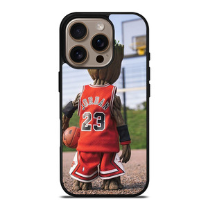 BABY GROOT MICHAEL JORDAN CHICAGO BULL iPhone 16 Pro Case Cover BABY GROOT MICHAEL JORDAN CHICAGO BULL iPhone 16 Pro Case Cover