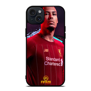 VIRGIL VAN DIJK LIVERPOOL FIFA 2020 iPhone 15 Plus Case Cover VIRGIL VAN DIJK LIVERPOOL FIFA 2020 iPhone 15 Plus Case Cover