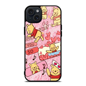WINNIE THE POOH CUTE CARTOON iPhone 15 Plus Case Cover WINNIE THE POOH CUTE CARTOON iPhone 15 Plus Case Cover