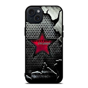 WINTER SOLDIER METAL LOGO AVENGERS iPhone 15 Plus Case Cover