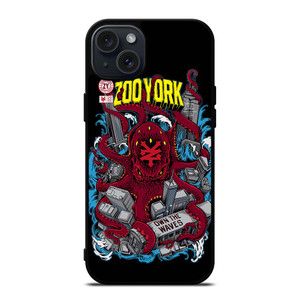 ZOO YORK LOGO OCTOPUS iPhone 15 Plus Case Cover ZOO YORK LOGO OCTOPUS iPhone 15 Plus Case Cover
