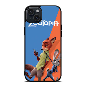 ZOOTOPIA NICK AND JUDY DISNEY iPhone 15 Plus Case Cover ZOOTOPIA NICK AND JUDY DISNEY iPhone 15 Plus Case Cover