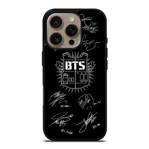 BANGTAN BOYS BTS SIGNATURE iPhone 16 Pro Case Cover BANGTAN BOYS BTS SIGNATURE iPhone 16 Pro Case Cover