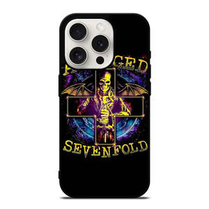 AVENGED SEVENFOLD BAND LOGO SKULL iPhone 15 Pro Case Cover