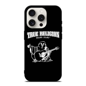 BIG BUDDHA TRUE RELIGION BLACK iPhone 15 Pro Case Cover