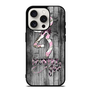 CAMO BROWNING PINK GIRL iPhone 15 Pro Case Cover