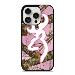 CAMO BROWNING PINK iPhone 15 Pro Case Cover