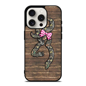 CAMO BROWNING RIBBON iPhone 15 Pro Case Cover