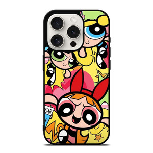 CARTOON NETWORK POWERPUFF GIRLS iPhone 15 Pro Case Cover
