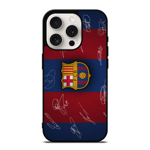 FC BARCELONA SIGNATURE iPhone 15 Pro Case Cover