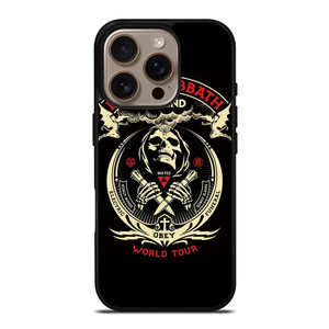 BLACK SABBATH THE END OBEY iPhone 16 Pro Case Cover BLACK SABBATH THE END OBEY iPhone 16 Pro Case Cover