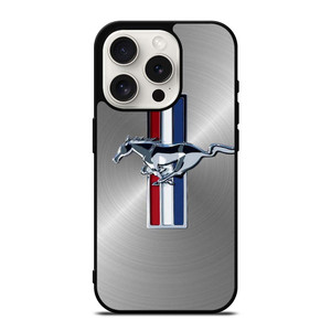FORD MUSTANG METAL EMBLEM LOGO iPhone 15 Pro Case Cover FORD MUSTANG METAL EMBLEM LOGO iPhone 15 Pro Case Cover
