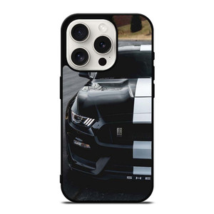 FORD MUSTANG SHELBY BLACK iPhone 15 Pro Case Cover FORD MUSTANG SHELBY BLACK iPhone 15 Pro Case Cover