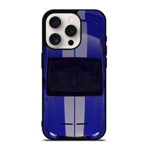 FORD MUSTANG SHELBY BLUE iPhone 15 Pro Case Cover FORD MUSTANG SHELBY BLUE iPhone 15 Pro Case Cover
