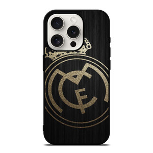 GOLD REAL MADRID LOGO iPhone 15 Pro Case Cover