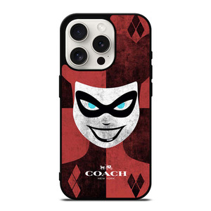 HARLEY QUINN COACH NEW YORK LOGO iPhone 15 Pro Case Cover HARLEY QUINN COACH NEW YORK LOGO iPhone 15 Pro Case Cover