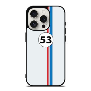 HERBIE 53 VOLKS WAGEN VW iPhone 15 Pro Case Cover HERBIE 53 VOLKS WAGEN VW iPhone 15 Pro Case Cover
