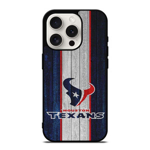 HOUSTON TEXANS WOODEN LOGO iPhone 15 Pro Case Cover HOUSTON TEXANS WOODEN LOGO iPhone 15 Pro Case Cover