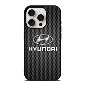 HYUNDAI METAL LOGO iPhone 15 Pro Case Cover HYUNDAI METAL LOGO iPhone 15 Pro Case Cover