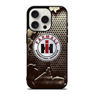 INTERNATIONAL HARVESTER FARMALL METAL LOGO iPhone 15 Pro Case Cover INTERNATIONAL HARVESTER FARMALL METAL LOGO iPhone 15 Pro Case Cover