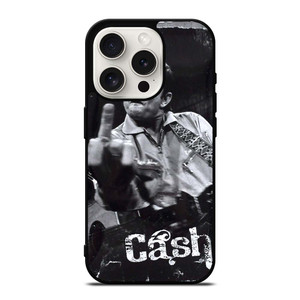 JOHNNY CASH MIDDLE FINGER iPhone 15 Pro Case Cover