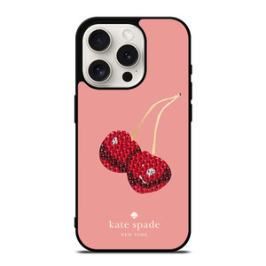 KATE SPADE NEW YORK LOGO CHERRY iPhone 15 Pro Case Cover