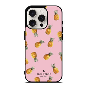 KATE SPADE NEW YORK LOGO PINEAPPLES iPhone 15 Pro Case Cover