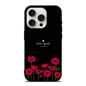 KATE SPADE NEW YORK LOGO ROSES iPhone 15 Pro Case Cover