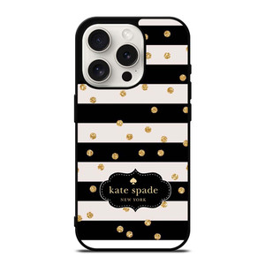 KATE SPADE NEW YORK STRIP POLKADOTS iPhone 15 Pro Case Cover