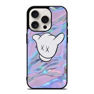 KAWS GLOVES COLORFUL iPhone 15 Pro Case Cover