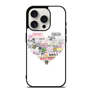 KPOP ALL BAND LOVE iPhone 15 Pro Case Cover