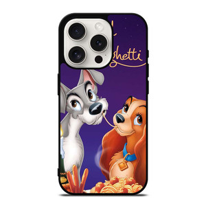 LADY AND THE TRAMP DISNEY SPAGHETTI iPhone 15 Pro Case Cover