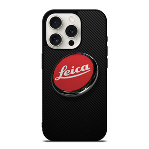 LEICA CAMERA LOGO CARBON iPhone 15 Pro Case Cover